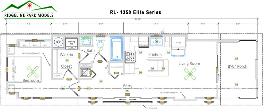 Ridgeline Park Models - Elite Series RL-1350